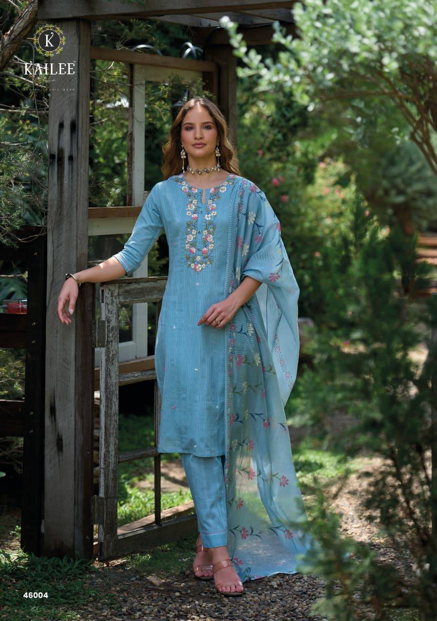 SUMMER GARDEN By KAILEE FASHION 46001 To 46004 Series Stylish Beautiful Colourful PURE COTTON Dresses At Wholesale Price